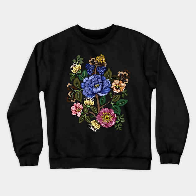 floral motifs Crewneck Sweatshirt by bless2015